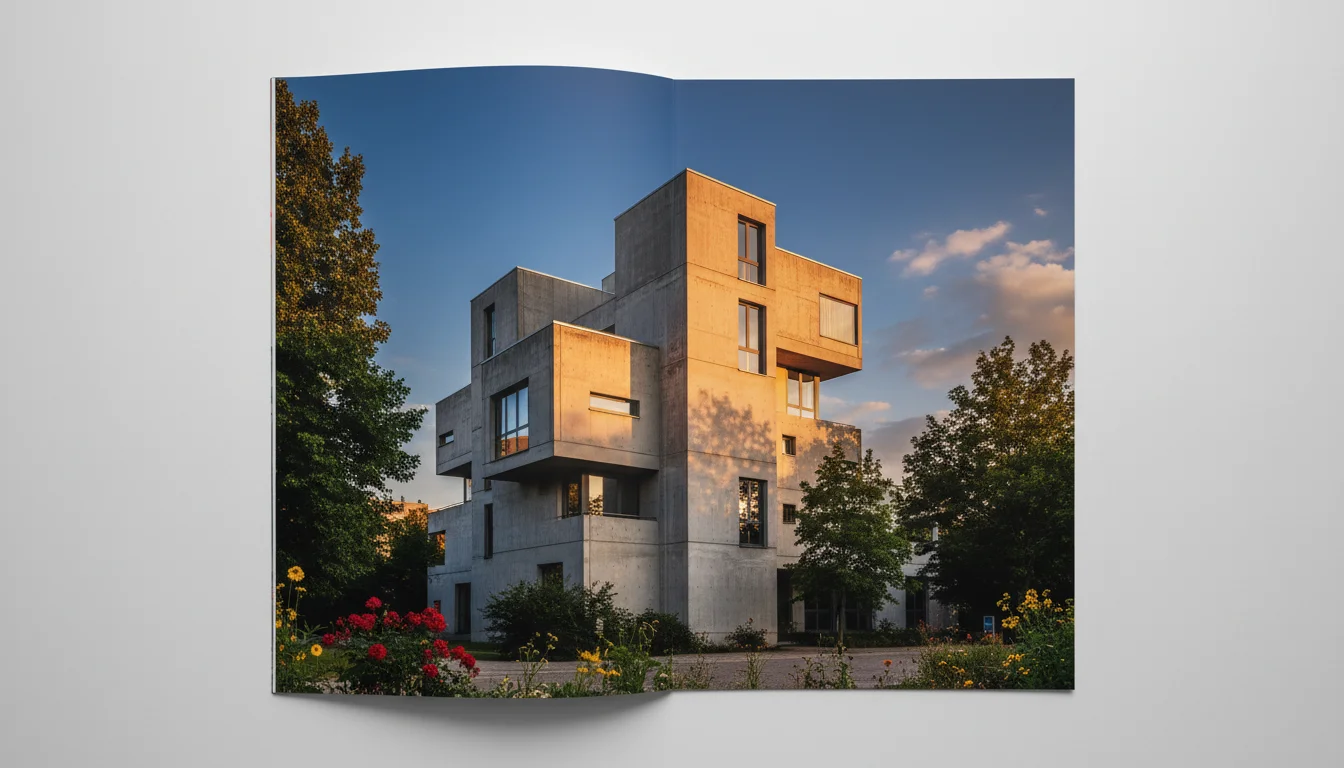 Modern Berlin Architecture in color